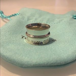 Tiffany & Co 1837 wide ring size 4